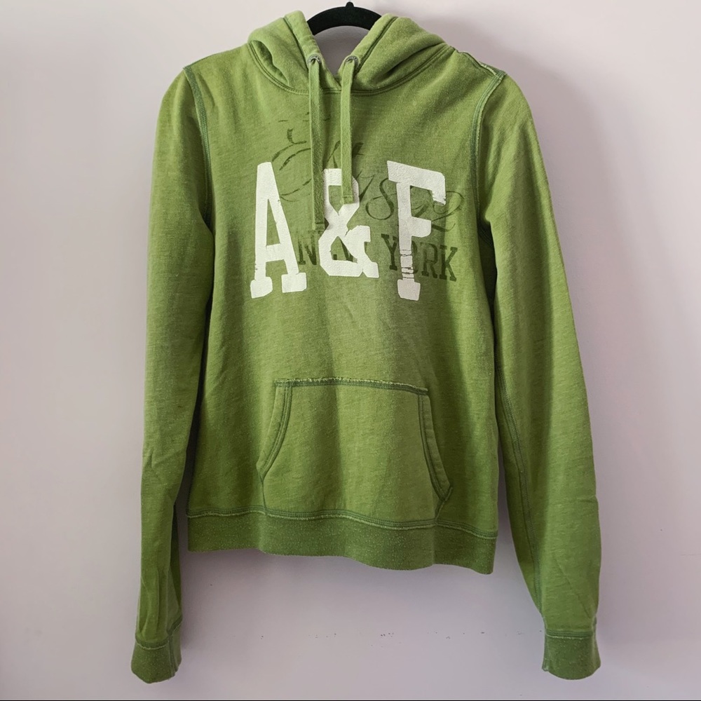 Green Abercrombie & Fitch Hoodie
